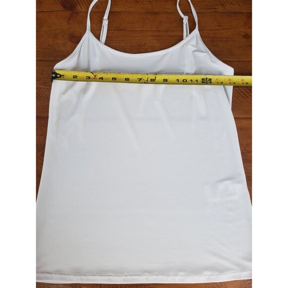 White House Black Market Gray Sequin Sheer Top w/Stretch Tank Shell EUC Sz Small - Picture 14 of 15